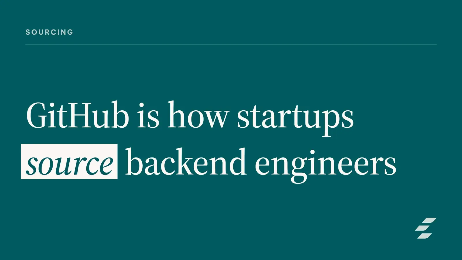 GitHub Sourcing Strategies for Hiring Backend Engineers